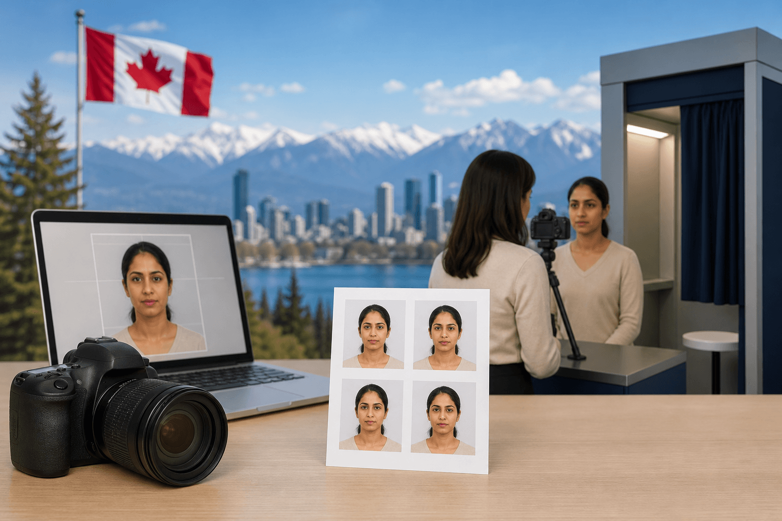 Passport photo service rules compared: DIY, local services and booths